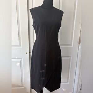 Banana Republic Classic Black Midi Dress 12P